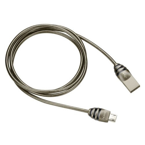 Дата кабель Canyon USB - Micro USB 1м Dark Grey (CNS-USBM5DG) фото №1