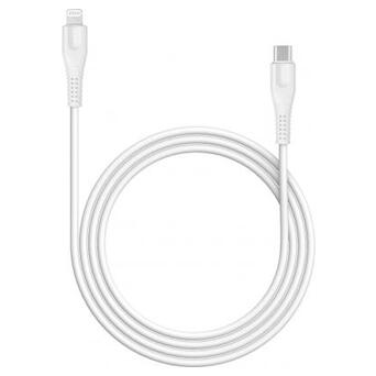 Дата кабель Canyon USB Type C - Lightning MFI 1.2 м White (CNS-MFIC4W) фото №2