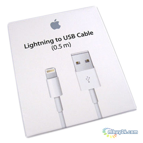 Перехідник Apple Lightning to USB Cable White (0.5m) фото №4