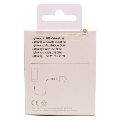 Кабель Original Lightning - USB Cable 1 м білий (MD818) (OEM, i6) (ARM35342) фото №7
