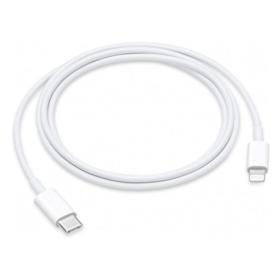 Дата кабель Apple USB Type-C - Lightning Cable 1 м білий (MM0A3ZM/A) фото №1