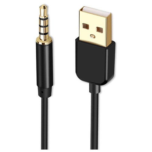 Аудіо-кабель Value USB AM - Jack 3.5 мм для iPod Shuffle 1 м Black (S1009) фото №1
