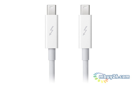 Дата кабель Apple Thunderbolt - Thunderbolt 0.5 м білий (MD862ZM/A) фото №1