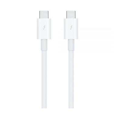 Дата кабель Apple Thunderbolt 3 (USB-C) 0.8 м білий (MQ4H2) фото №2