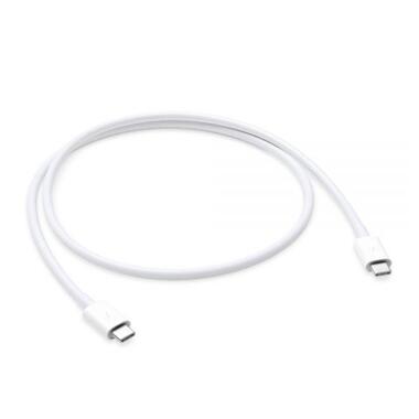 Дата кабель Apple Thunderbolt 3 (USB-C) 0.8 м білий (MQ4H2) фото №1