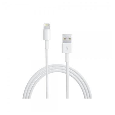 Дата кабель Apple Lightning - USB 1 м білий (MQUE2) фото №3