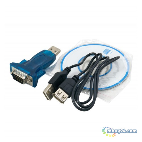 Адаптер ExtraDigital USB 2.0 - RS-232 Blue (KBU1654) фото №3