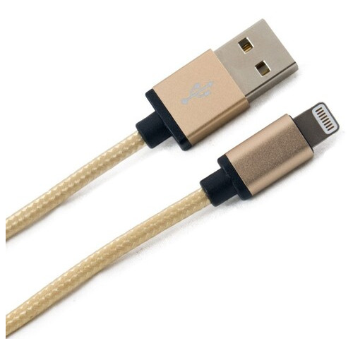 Кабель ExtraDigital USB - Lightning (KBA1661) Gold фото №1