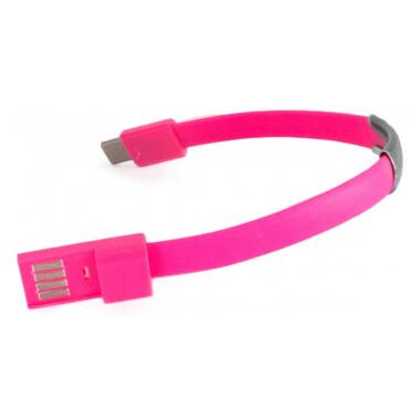 Дата кабель USB 2.0 AM to Type-C 0.18m pink EXTRADIGITAL (KBU1780) фото №3