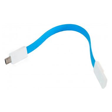 Дата кабель USB 2.0 AM to Micro 5P 0.18m blue EXTRADIGITAL (KBU1785) фото №3