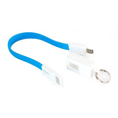 Дата кабель USB 2.0 AM to Micro 5P 0.18m blue EXTRADIGITAL (KBU1785) фото №2