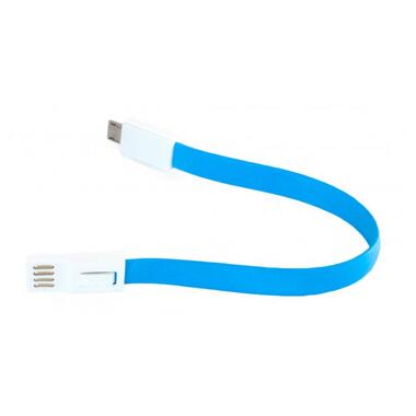 Дата кабель USB 2.0 AM to Micro 5P 0.18m blue EXTRADIGITAL (KBU1785) фото №4