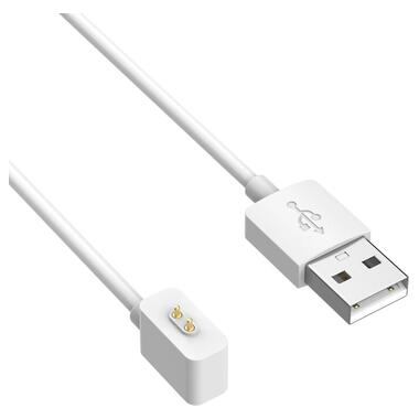 Магнітний USB кабель Primo зарядний пристрій док-станція для Xiaomi Redmi Watch 3 / Watch 2 - White фото №3