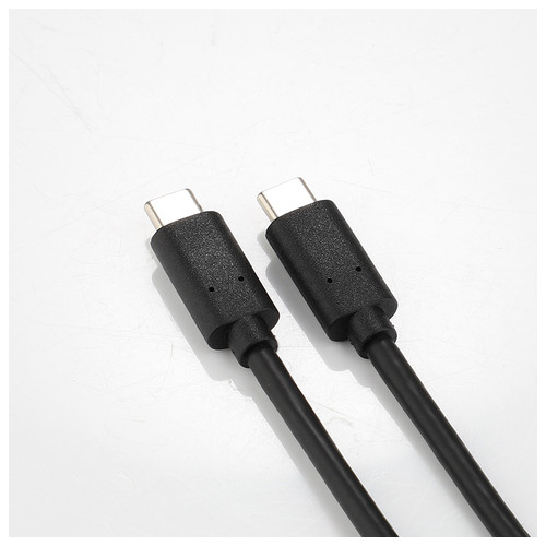 Кабель USB-C to C Soshine 1m, USB 3.1 Gen1 (5Gbps), 60W, Black фото №1