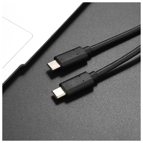 Кабель USB-C to C Soshine 1m, USB 3.1 Gen1 (5Gbps), 60W, Black фото №5