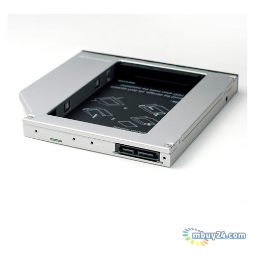 Адаптер підключення Grand-X HDD 2.5 у відсік приводу ноутбука 12,7mm, SATA/mSATA (HDC-25) фото №3