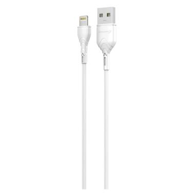 Дата кабель USB 2.0 AM to Lightning 2.0m 2A white Grand-X (PL-02W) фото №1