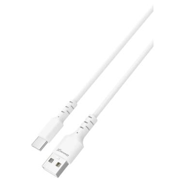 Дата кабель USB 2.0 AM to USB-C 1.0m 3A white Grand-X (PC-05W) фото №3