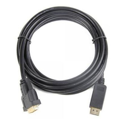 Кабель мультимедійний Cablexpert Display Port to DVI 24+1pin 1.8 м чорний (CC-DPM-DVIM-1.8М) фото №2