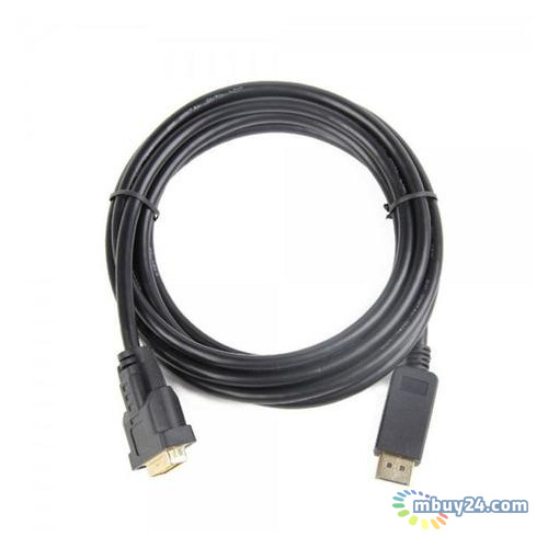 Кабель Cablexpert DisplayPort - DVI (24+1) 1.8 м чорний (CC-DPM-DVIM-6) фото №1