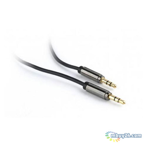 Аудіо кабель Cablexpert 3.5 мм - 3.5 мм 0.75 м чорний (CCAP-444-0.75M) фото №1