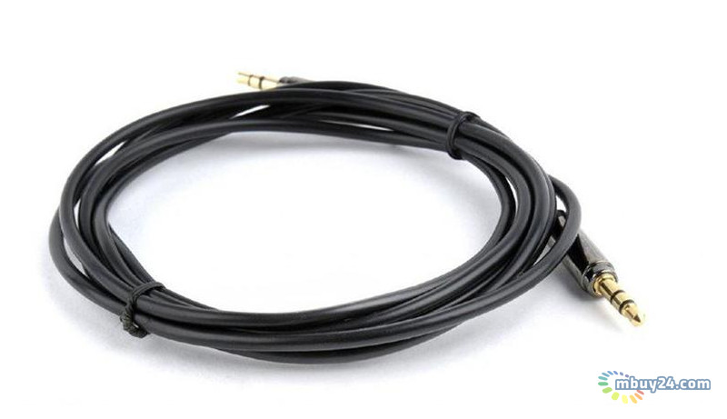 Аудіо кабель Cablexpert 3.5 мм – 3.5 мм 1.8 м Чорний (CCAP-444-6) фото №2