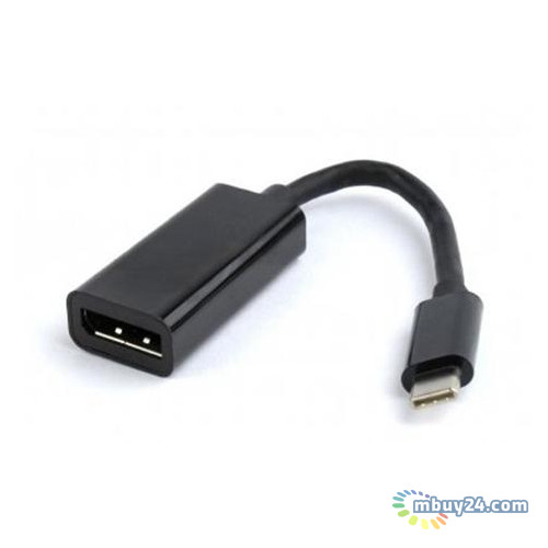 Адаптер Cablexpert USB 3.1 Type C - DisplayPort 0.15 м чорний (A-CM-DPF-01) фото №1