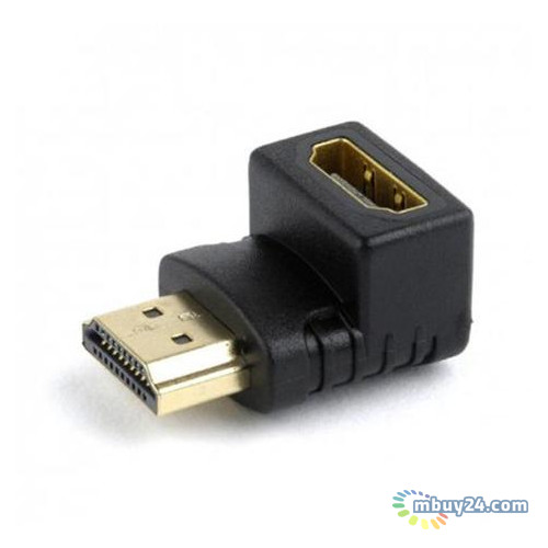 Адаптер Cablexpert HDMI - HDMI кут 90 градусів чорний (A-HDMI90-FML) фото №1