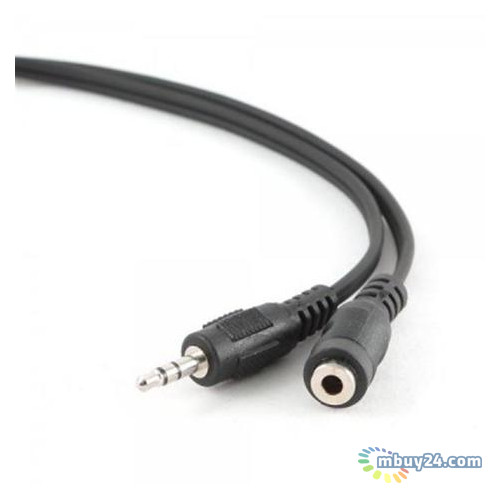 Аудіо кабель Cablexpert 3.5 мм - 3.5 мм 2 м чорний (CCA-423-2M) фото №1