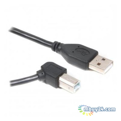 Кабель для принтера Cablexpert USB 2.0 AM/BM 3 м чорний (CCP-USB2-AMBM90-10) (222085) фото №1