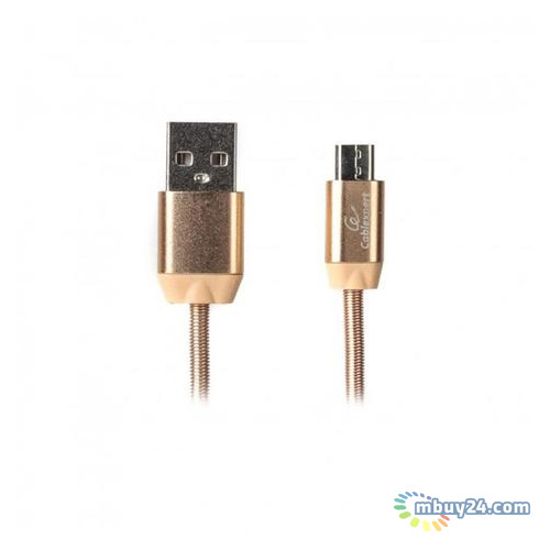 Дата кабель Cablexpert Micro USB - USB 1 м золотистий (CCPB-M-USB-08G) (226322) фото №1