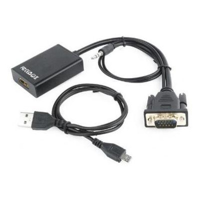 Перехідник Cablexpert VGA to HDMI (A-VGA-HDMI-01) фото №1