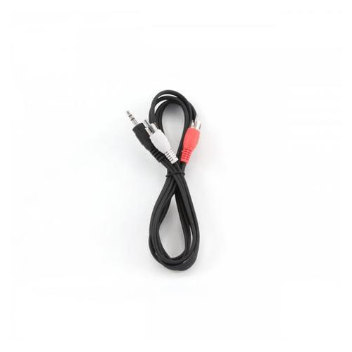 Аудіо кабель Cablexpert 3.5 мм - 2 x RCA 1.5 м чорний (CCAB-458) фото №3