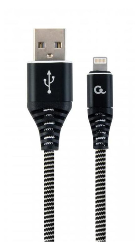 Кабель Cablexpert USB 2.0 A - USB Type-C 1 м чорний (CC-USB2B-AMCM-1M-BW) фото №1