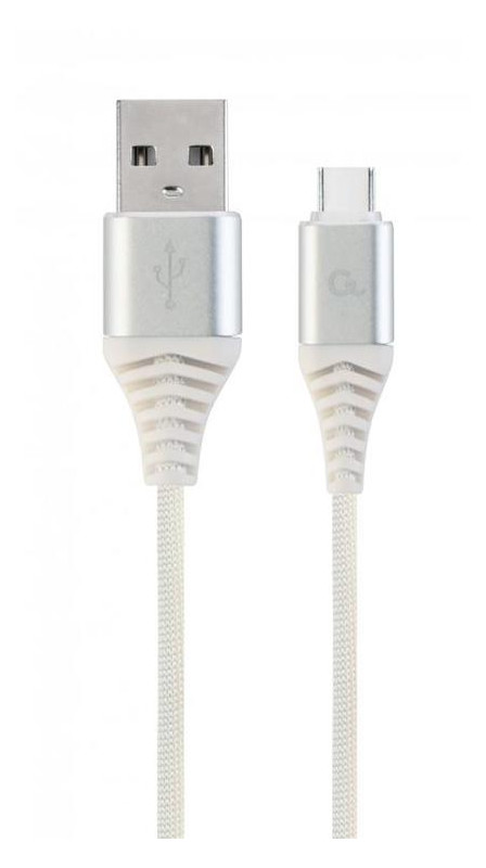Кабель Cablexpert USB 2.0 A - USB Type-C 1 м білий (CC-USB2B-AMCM-1M-BW2) фото №1