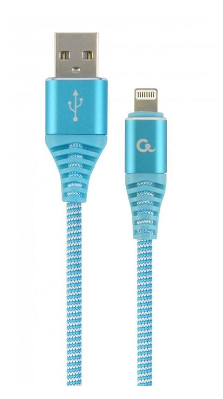 Кабель Cablexpert USB 2.0 A - Lightning 1 м блакитний (CC-USB2B-AMLM-1M-VW) фото №1