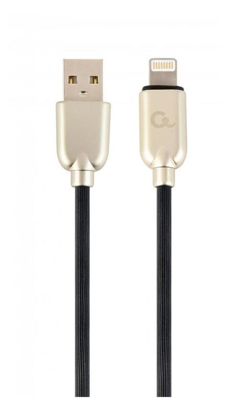 Кабель Cablexpert USB - Lightning 1 м чорний (CC-USB2R-AMLM-1M) фото №1