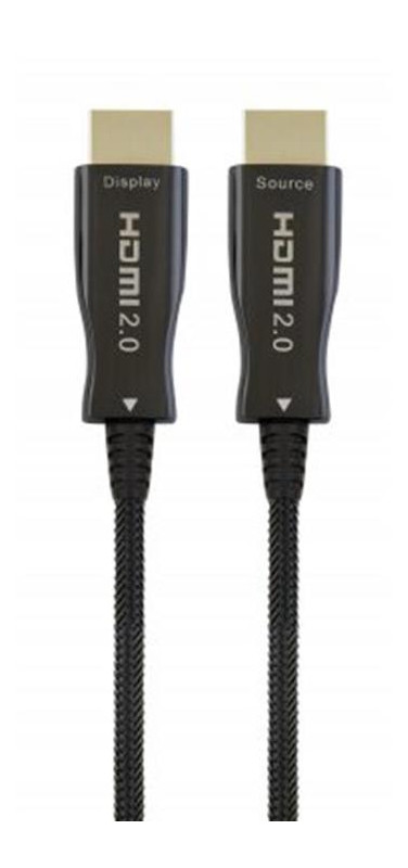 Кабель Cablexpert HDMI - HDMI V.2.0 20 м Black (CCBP-HDMI-AOC-20M) фото №1