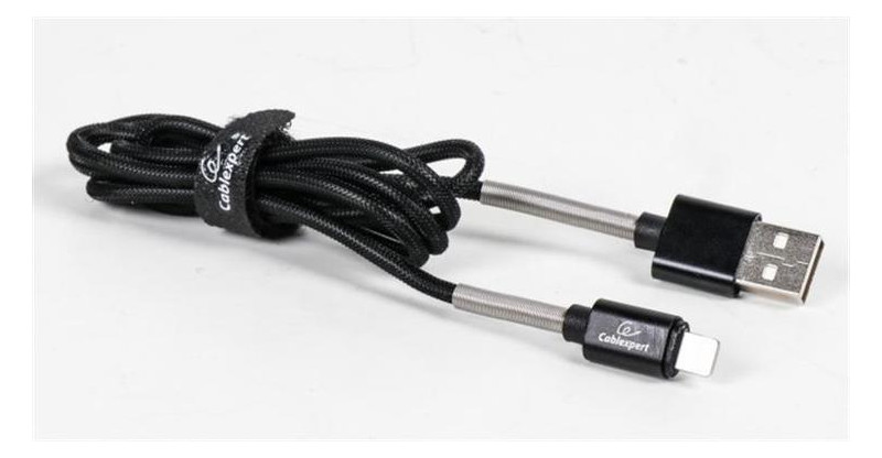 Кабель Cablexpert USB 2.0 A - Lightning 2.4 А 1 м чорний (CCPB-L-USB-06BK) фото №2