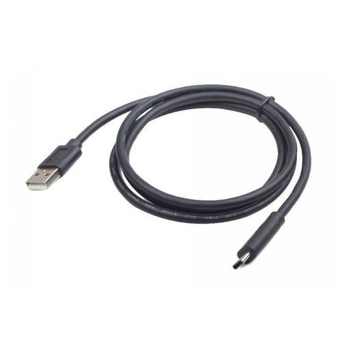Кабель Cablexpert USB 2.0 type A - USB type C 1.8 м чорний (CCP-USB2-AMCM-6) фото №2