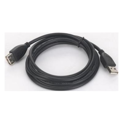 Дата кабель подовжувач Cablexpert USB 2.0 АМ / АF 1.8 м чорний (CCP-USB2-AMAF-6) фото №1