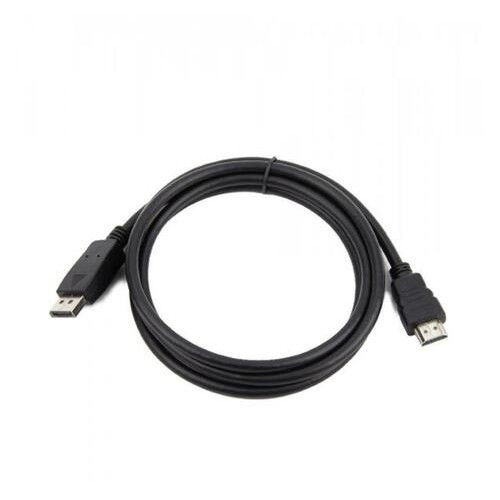Кабель мультимедійний Cablexpert DisplayPort to HDMI 3 м чорний (CC-DP-HDMI-3M) фото №1