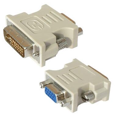 Перехідник Cablexpert DVI-A 24 pin to VGA 15 pin білий (A-DVI-VGA) фото №1