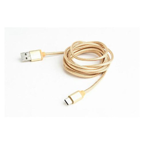 Кабель Cablexpert USB - USB Type-C 1.8  м Gold (CCB-mUSB2B-AMCM-6-G) фото №1