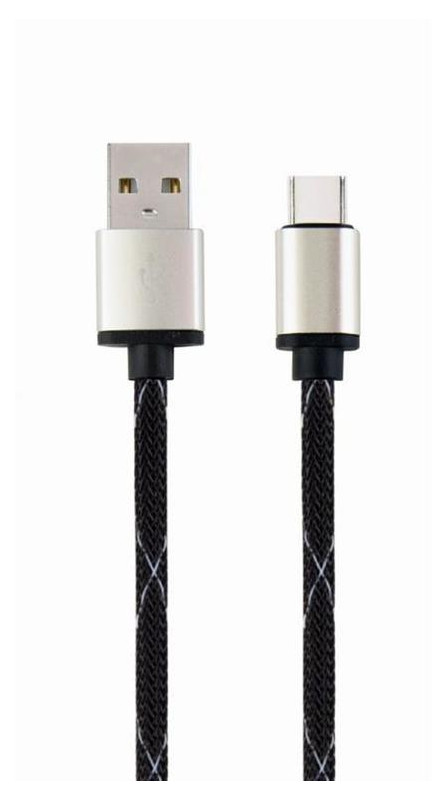 Кабель Cablexpert  USB - Type-C 2.1 A 2.5 м Black (CCP-USB2-AMCM-2.5M) фото №1