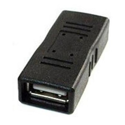 Перехідник Cablexpert USB 2.0 AF to AF чорний (A-USB2-AMFF) фото №1