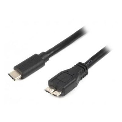 Дата кабель Cablexpert USB 3.0 Type-C to Micro B 1 м чорний (CCP-USB3-mBMCM-1M) фото №1