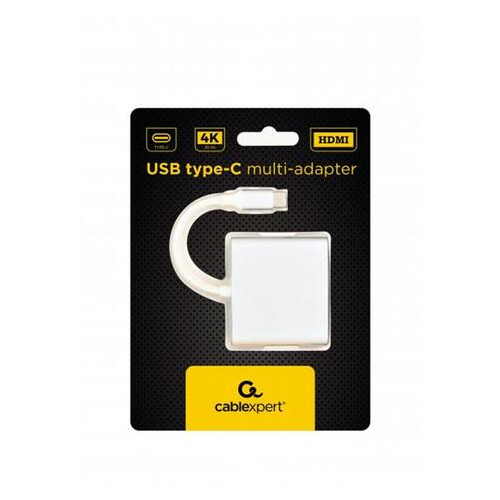 Адаптер Cablexpert USB-C - HDMI - USB - USB-C сріблястий (A-CM-HDMIF-02-SV) фото №2