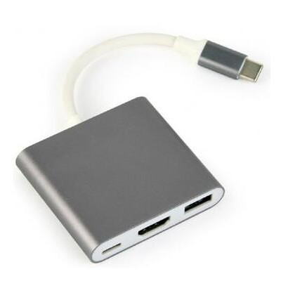 Перехідник Cablexpert USB Type-C до HDMI (A-CM-HDMIF-02-SG) фото №1