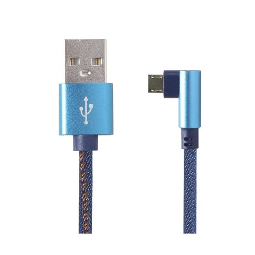 Кабель Cablexpert USB 2.0 - Micro USB 1 м Blue (CC-USB2J-AMmBML-1M-BL) фото №1